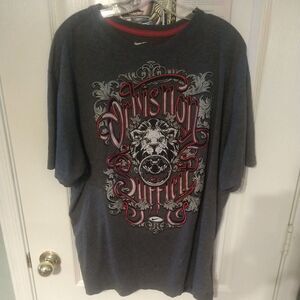 Nike T Shirt LeBron James Lion Special Edition Dri Fit Gray XL